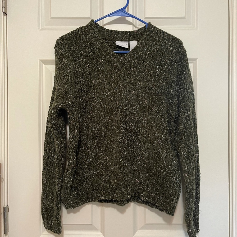 Green sweater